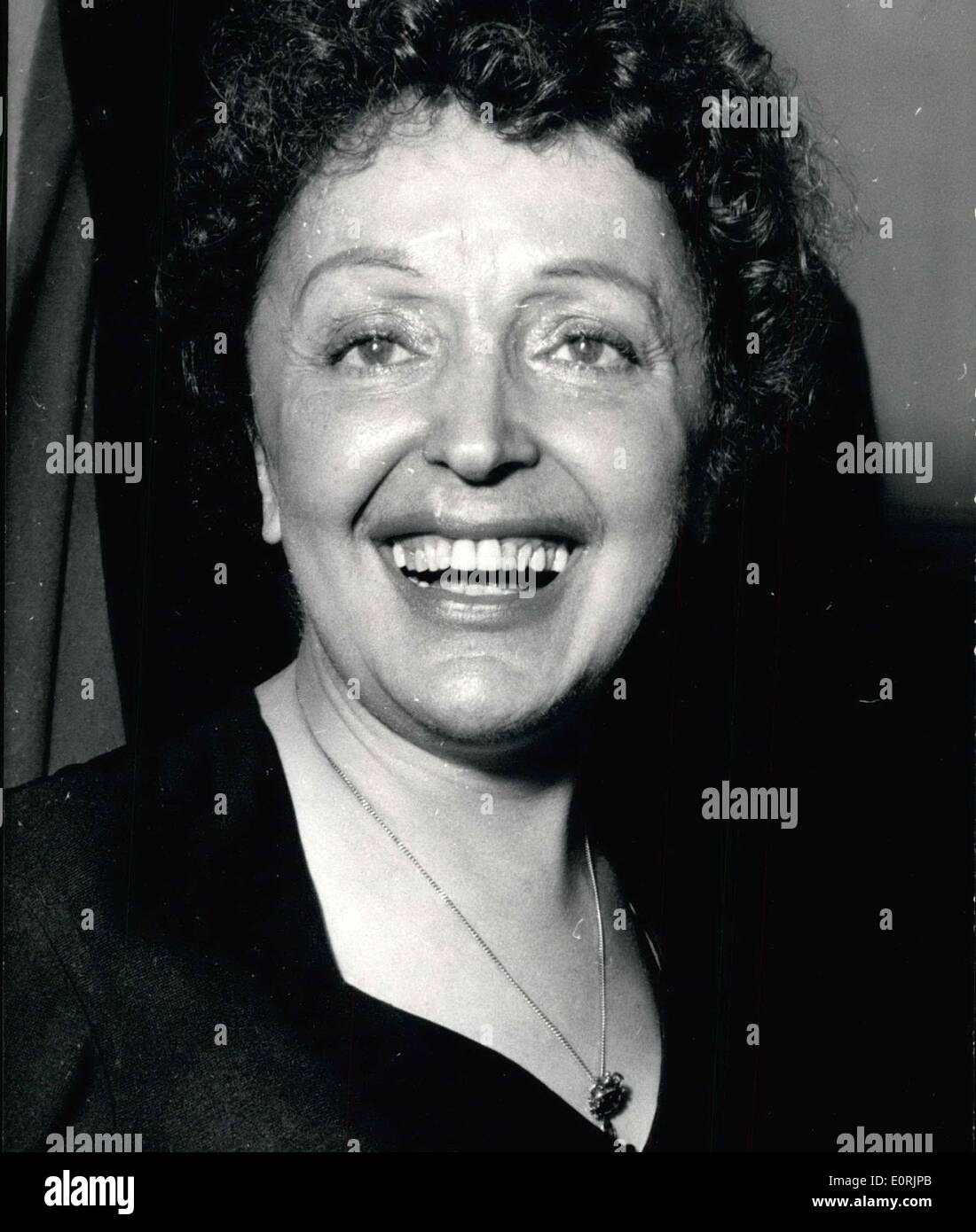 Nov. 21, 1959 - Edith Piaf Stock Photo: 69361107 - Alamy