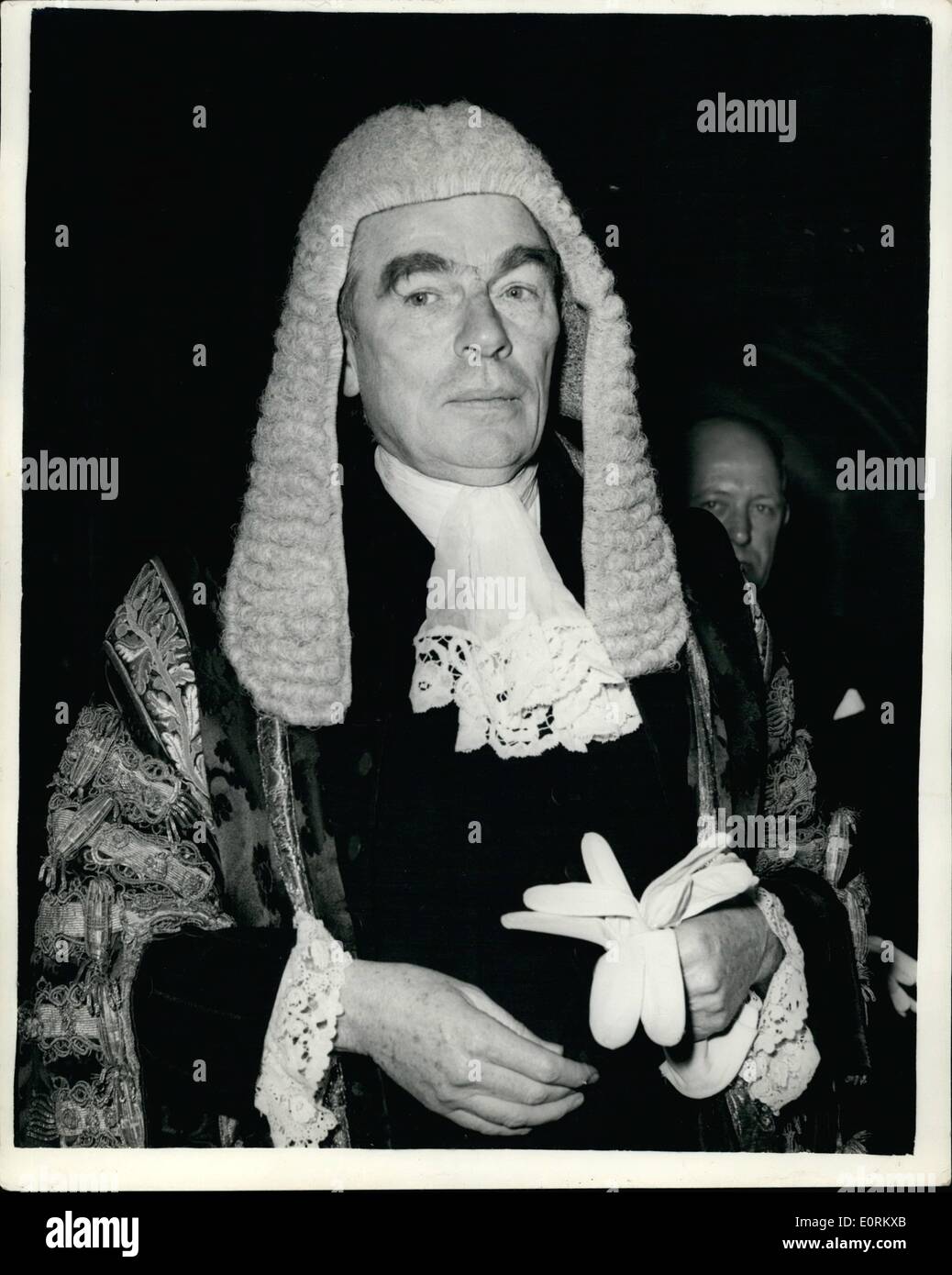 Jan. 01, 1960 SWEARINGIN OF NEW LORD JUSTICE OF APPEAL. SIR PATRICK