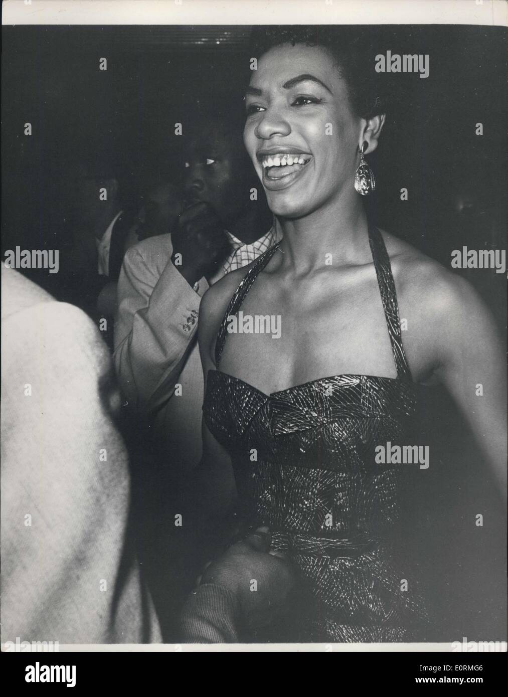 Jan 1, 1960 - Everything''s harnessed to the rhythm of the land this girl is a keen dance of the Americana club. she is literally vibrating all over mamba music. Stock Photo