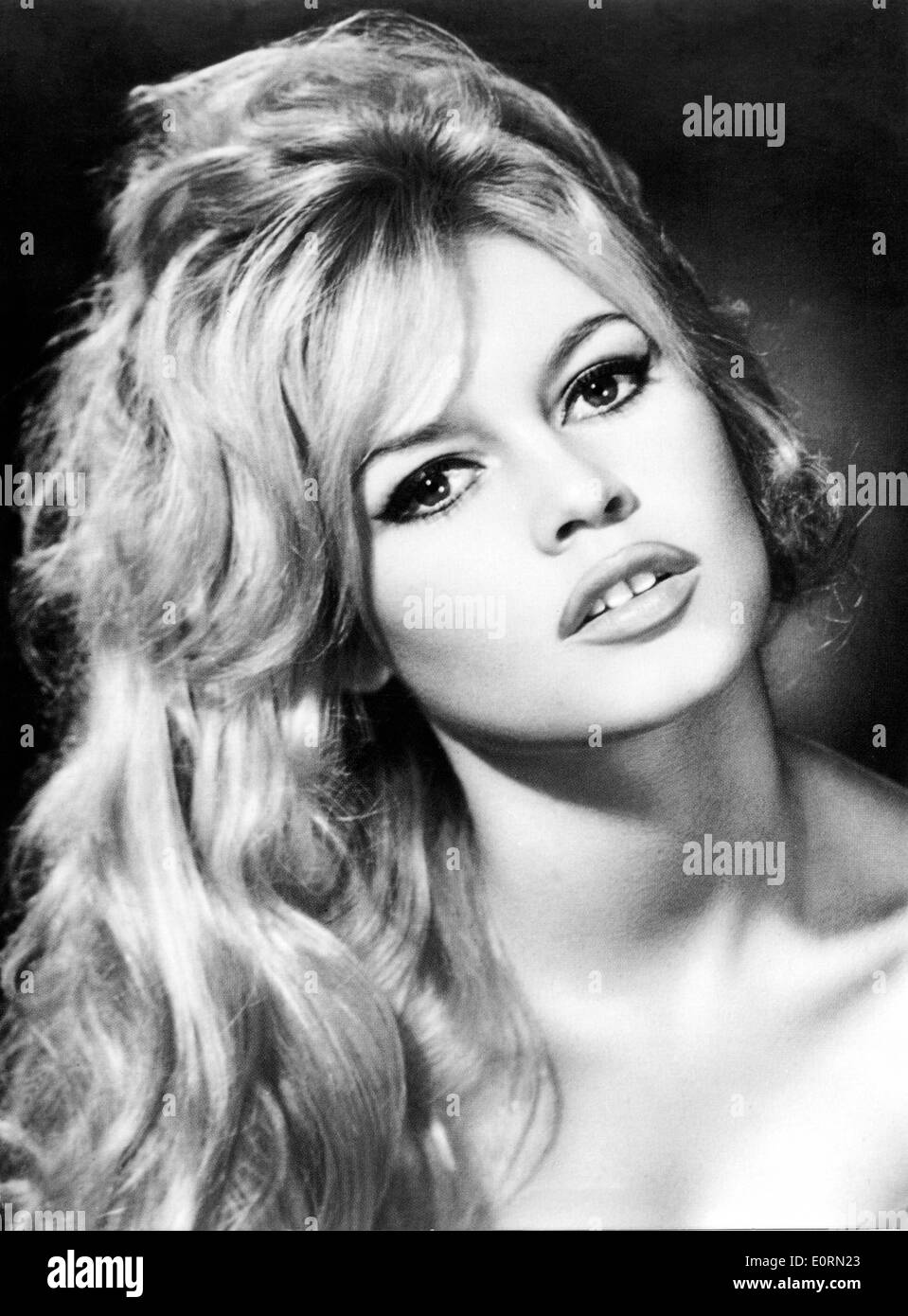 Portrait of actress Brigitte Bardot Stock Photo