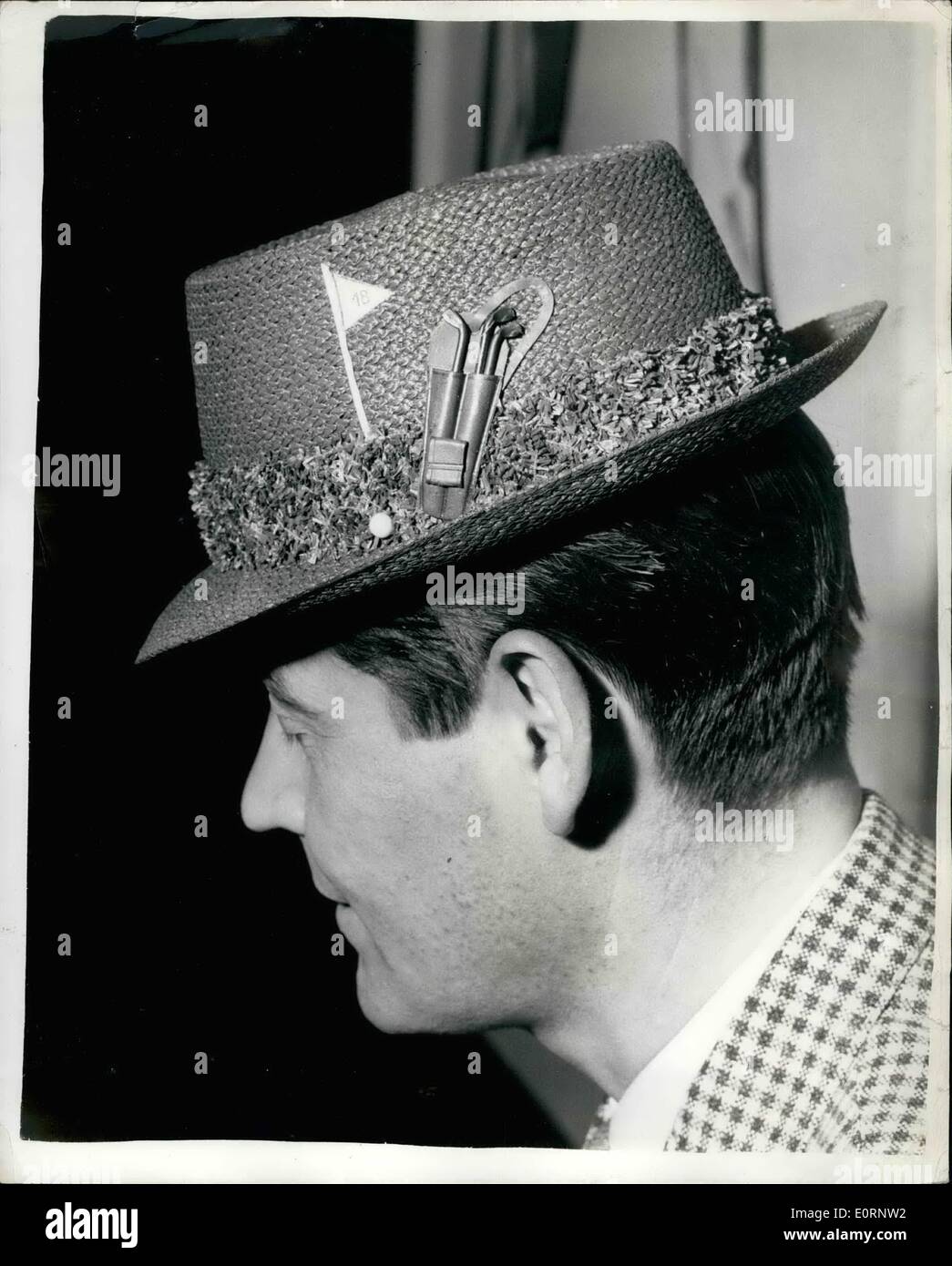 Feb. 02, 1960 - Men's and Boys' Trade Fair- Royal Albert Hall, Outfit For The Year 2000- The 7th national Men's and Boy's Trade Stock Photo