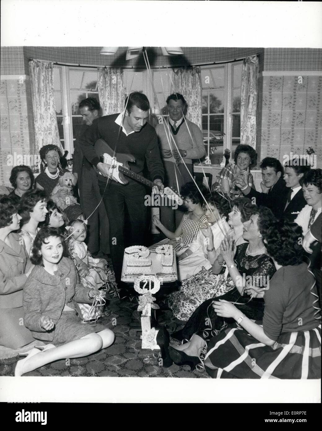 Apr. 04, 1960 - Marty Wilde celebrates his 21st. birthday.: Popular