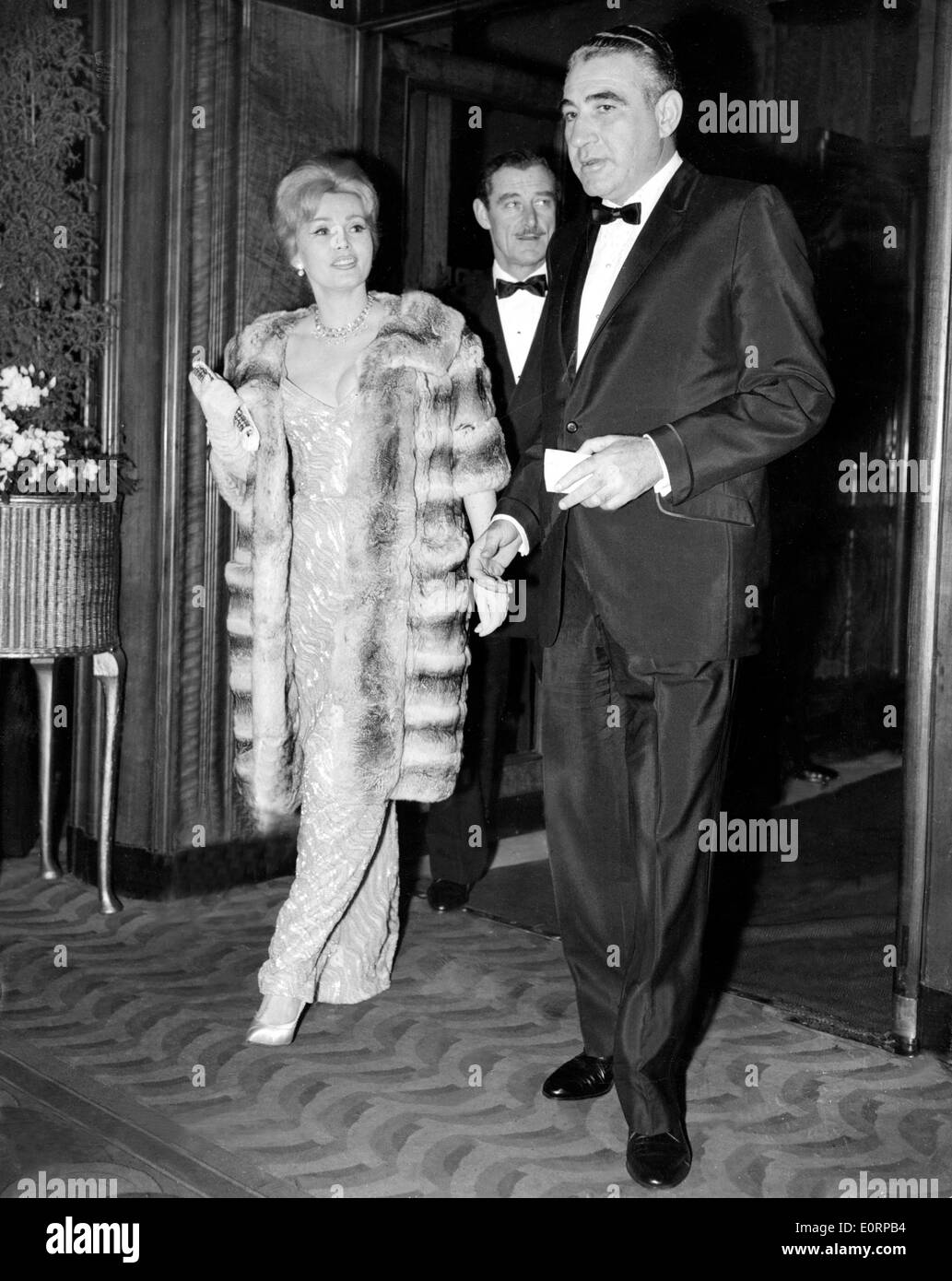 Zsa Zsa Gabor At The Opening Night Of Sink The Bismarck At