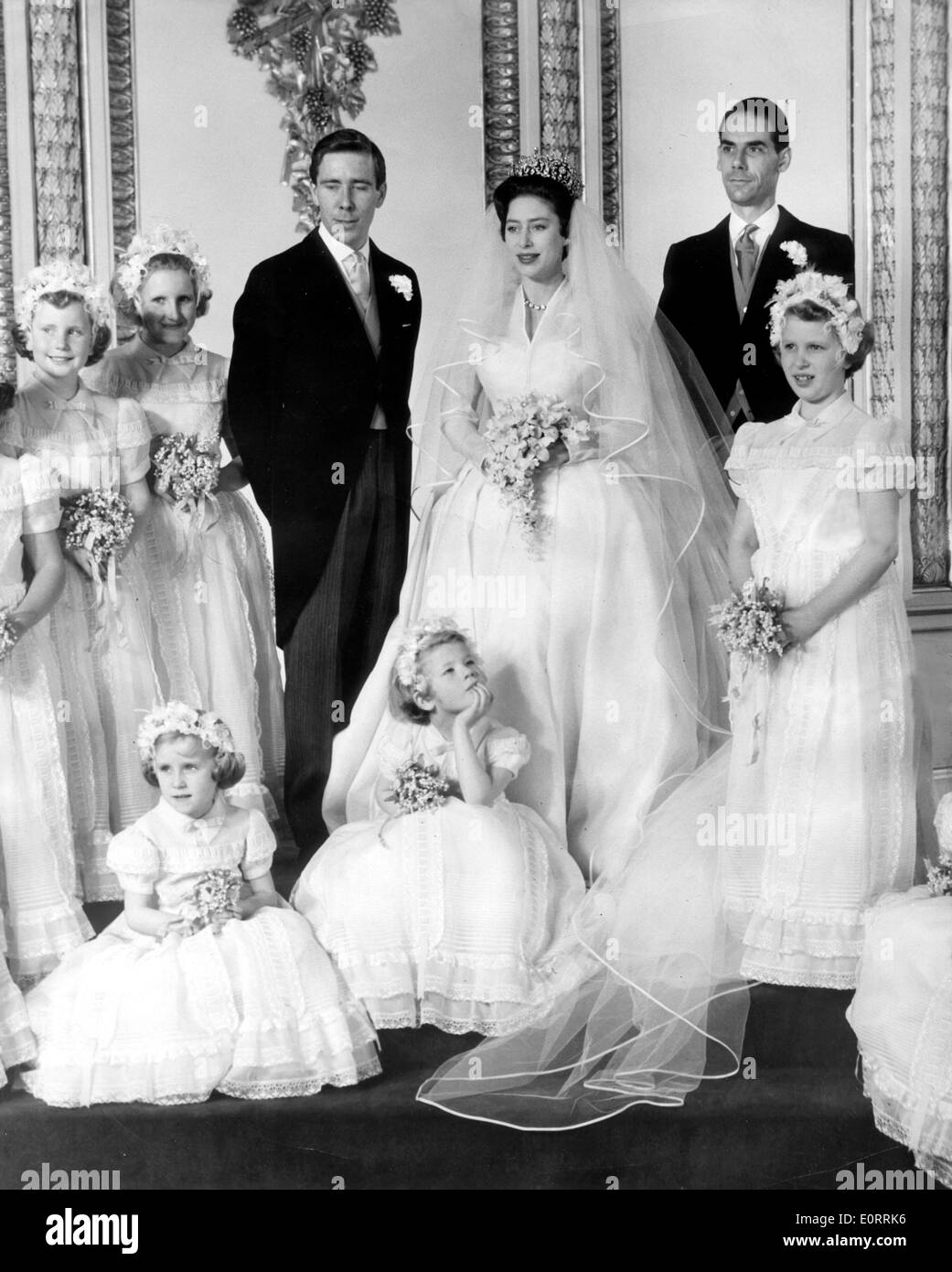 Princess Margaret and Earl of Snowdon wed Stock Photo