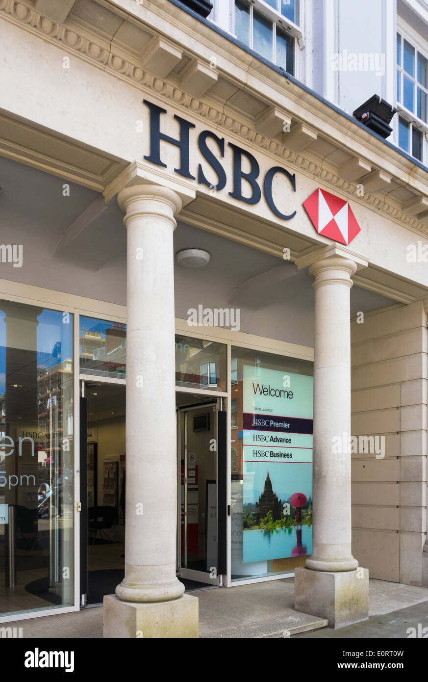 HSBC bank, England, UK Stock Photo