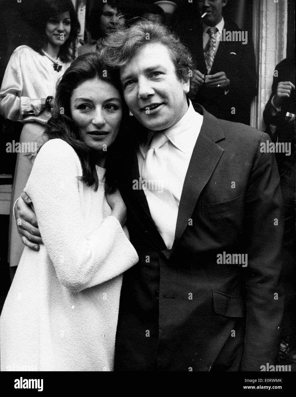 Actor Albert Finney marries Anouk Aimee Stock Photo