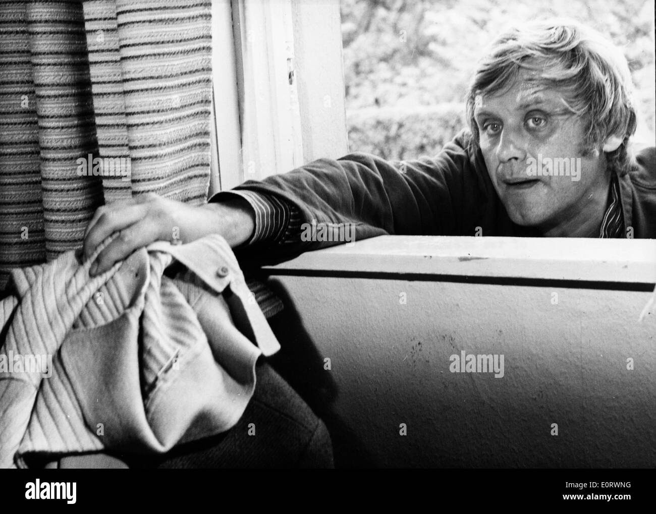 Actor Horst Frank in film scene Stock Photo