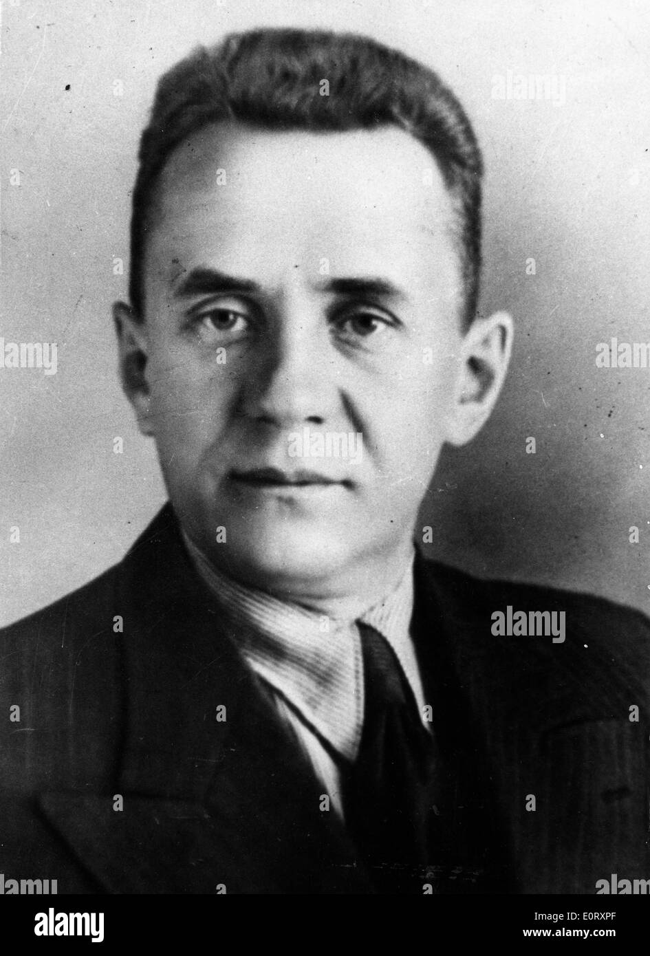 Portrait of Soviet-Russian statesman Alexei Kosygin Stock Photo