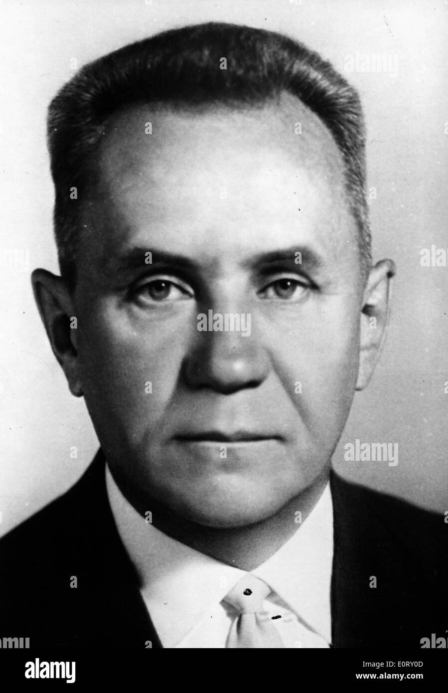 Portrait of Soviet-Russian statesman Alexei Kosygin Stock Photo