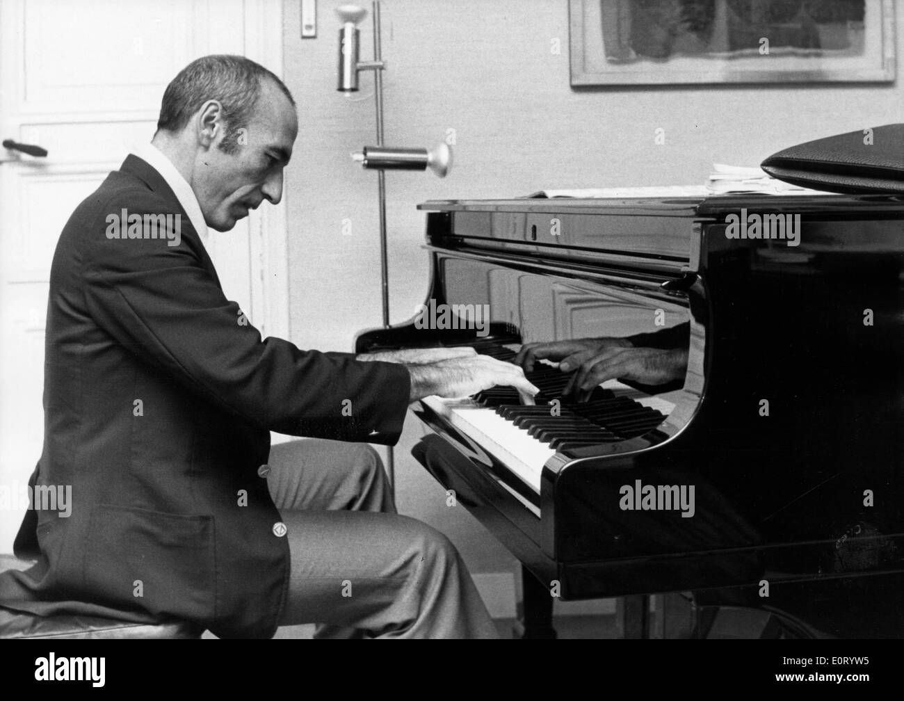 Argentine pianist MIGUEL ESTRELLA plays the piano Stock Photo - Alamy
