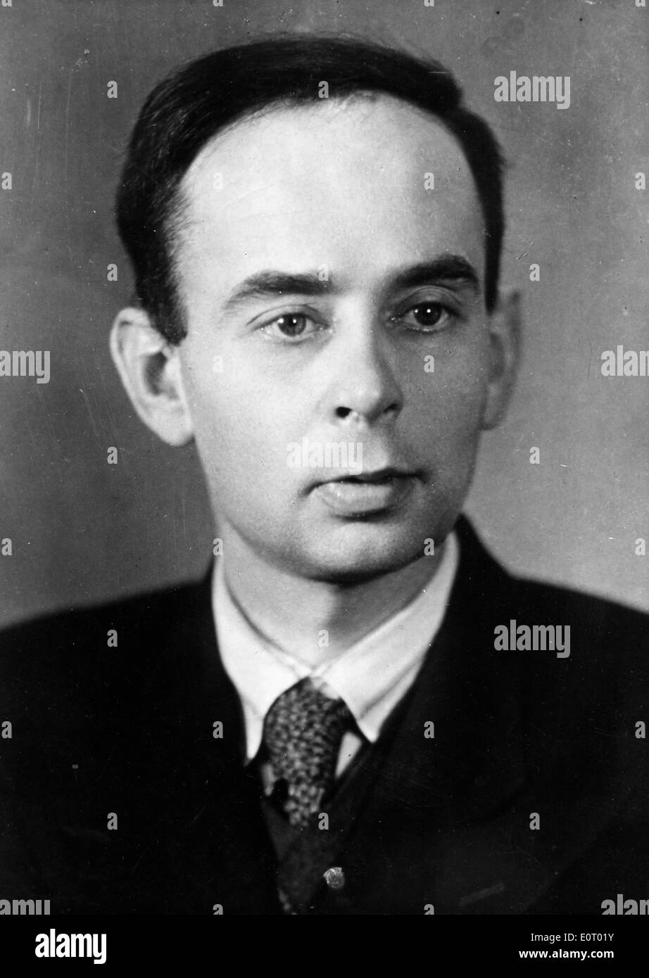 Portrait of Il'ja Mikhailovich Frank Stock Photo