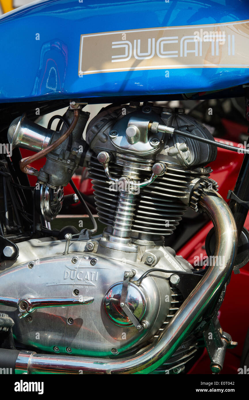 Vintage Ducati Desmo 250cc motorcycle Stock Photo