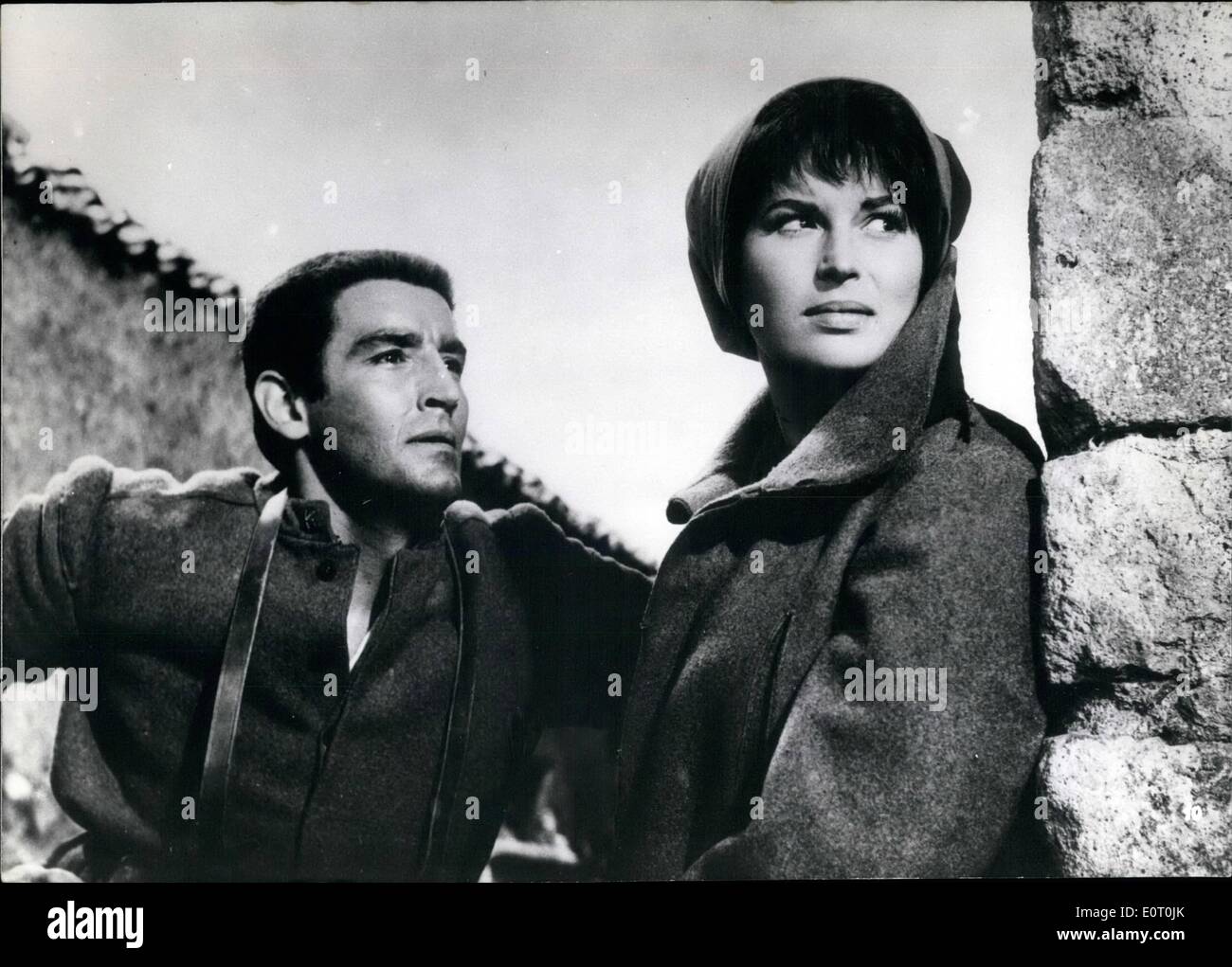 Jun. 06, 1960 - '' It was called the great war'': Under this title (Italian original : La grande guerra) the new Italian film which was awarded the ''Donatello-David'' (the highest Italian film prize) will be seen soon in Germany in 1917 the two soldiers Oreste and Giovanni (Oreste, Giovann get acquainted in a resting quarter. And they both are of the same opinion: the hate the senseless war. But they still have to return to the hard life of the frontier. Their lives are ended through a shooting command of the enemy Stock Photo
