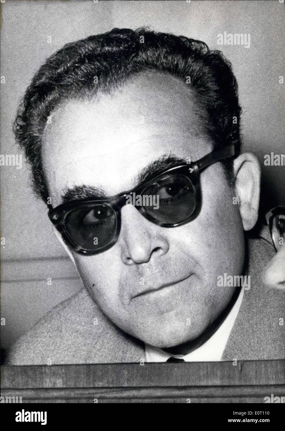 Jun. 06, 1960 - Hush-money for Pohlmann: On the third day of the trial against 38-year-old representative Heinz Pohlmann (Heinz Stock Photo