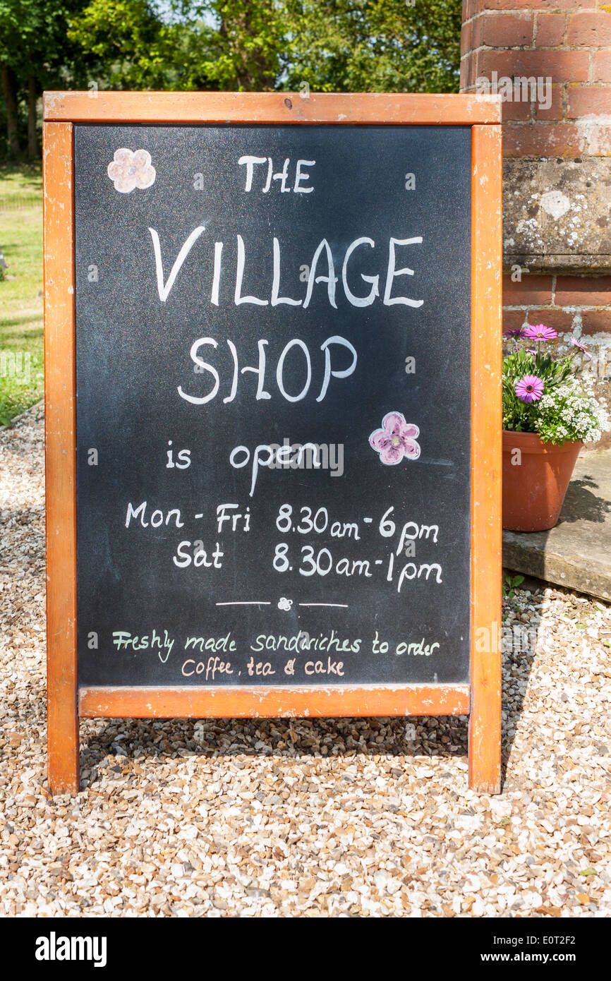 Community village shop in the Parish Church, Beech Hill, Reading, Berkshire, England, GB, UK. Stock Photo