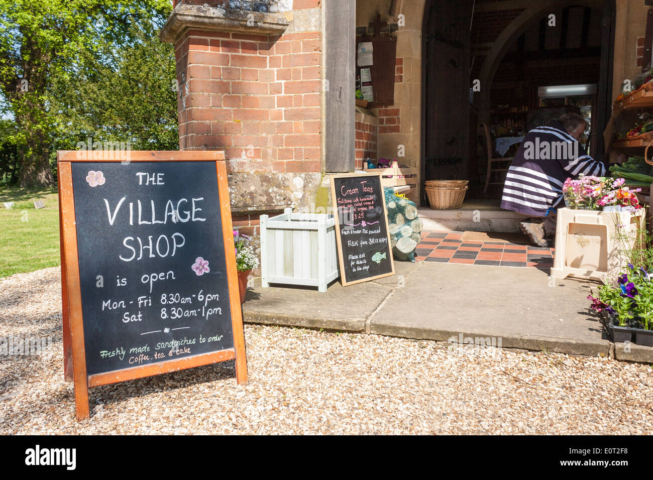 Community village shop in the Parish Church, Beech Hill, Reading