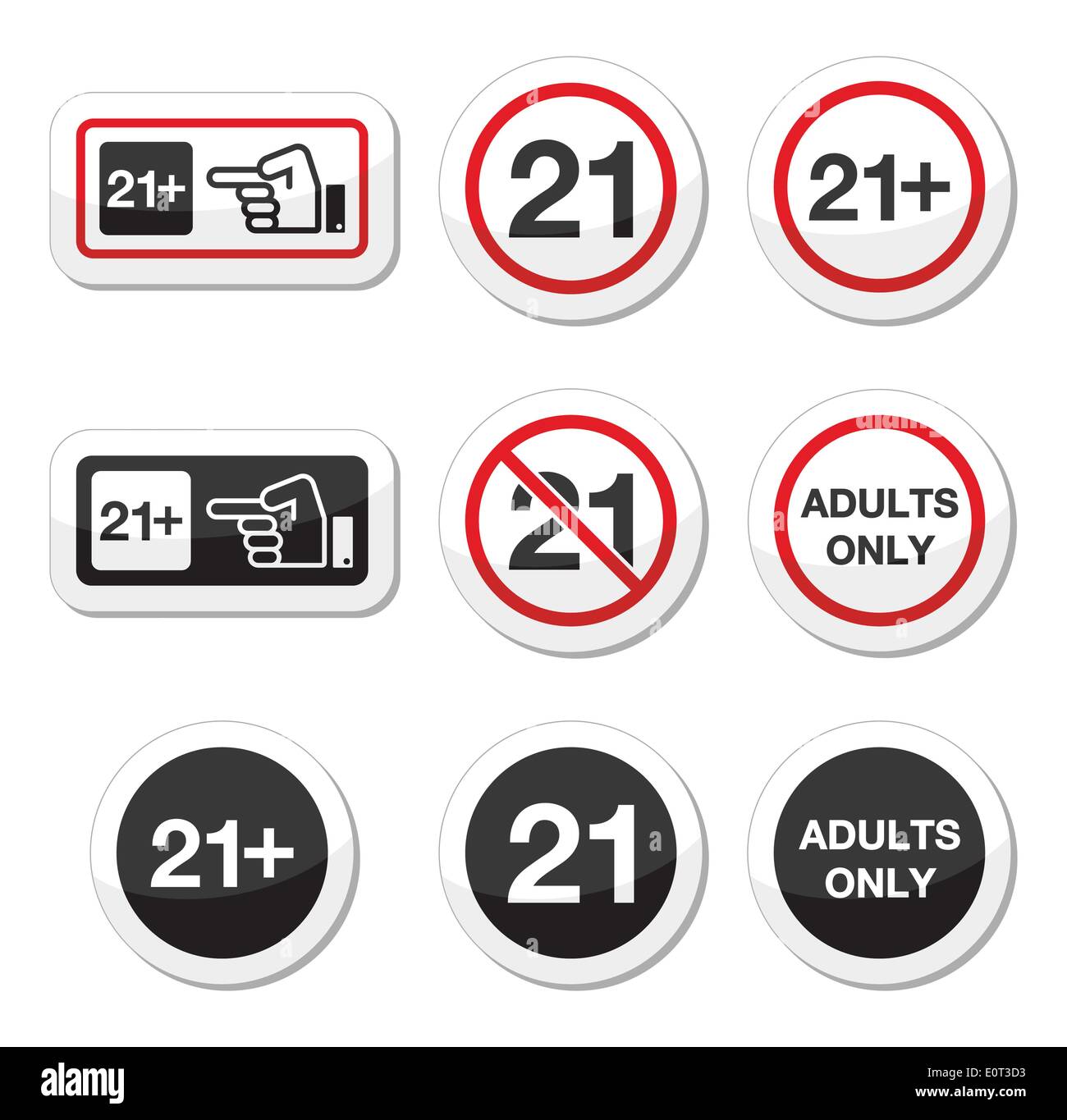 21 And Over Sign Printable