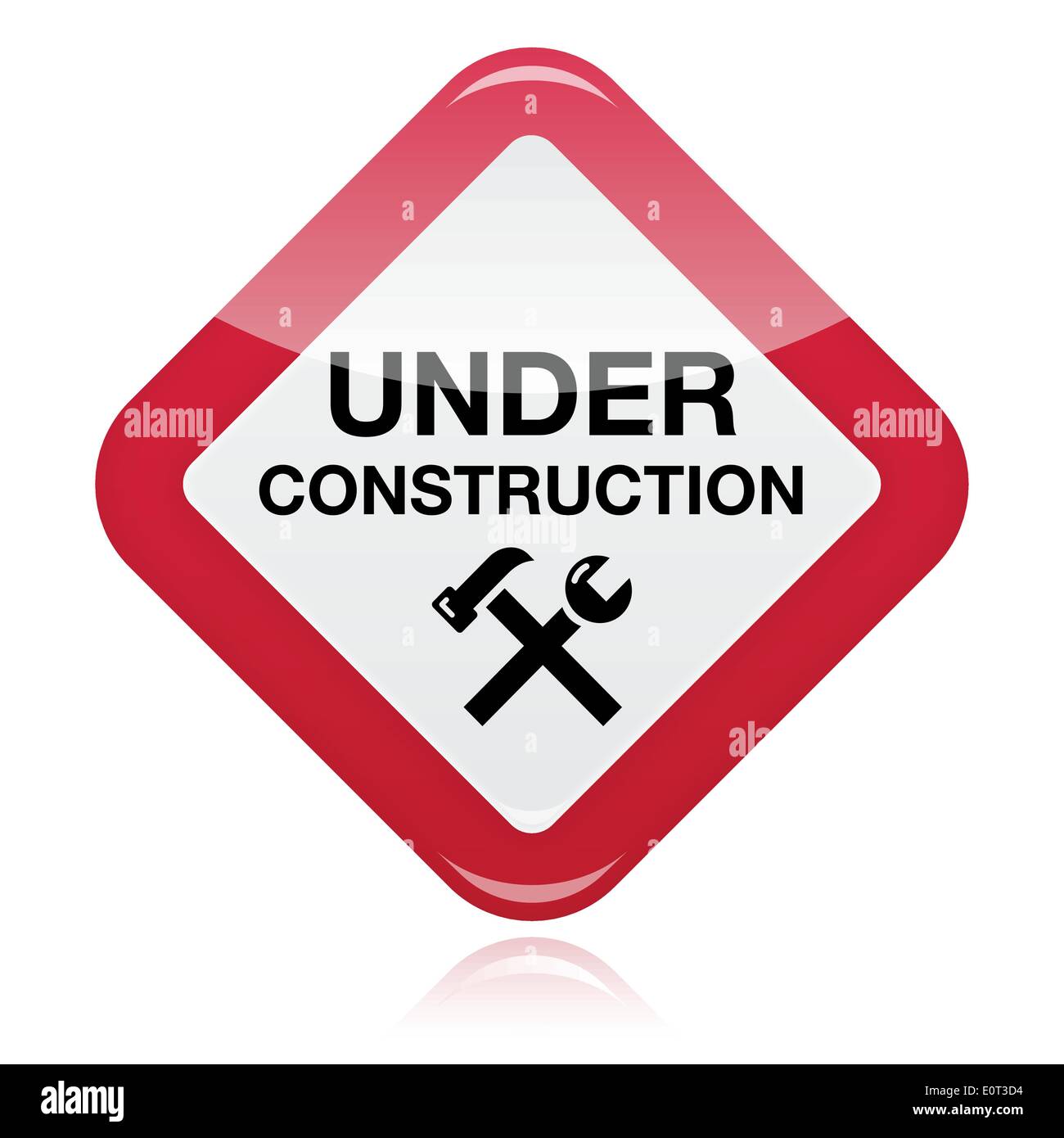 Under construction sign Stock Vector Images Alamy