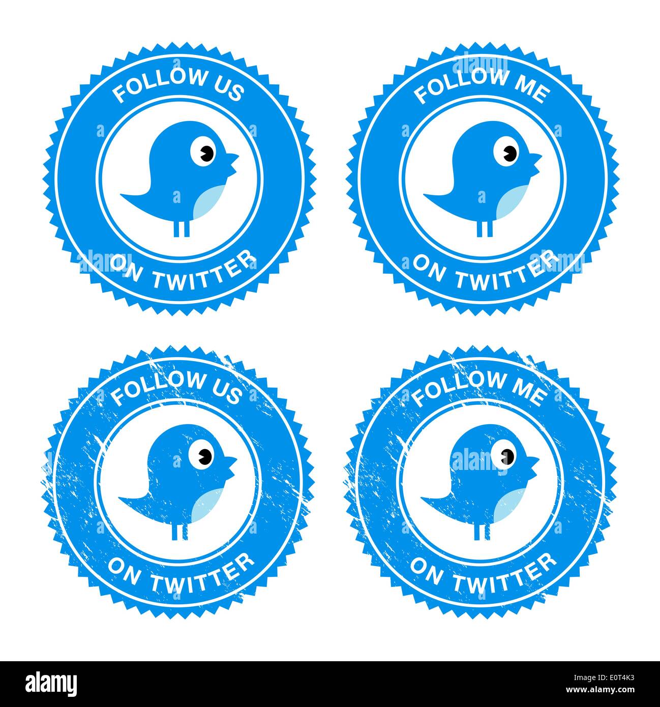 Social labels Cut Out Stock Images Pictures Alamy