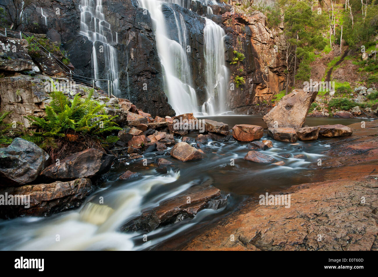 McKenzie Falls in Grampians National Park. Stock Photo