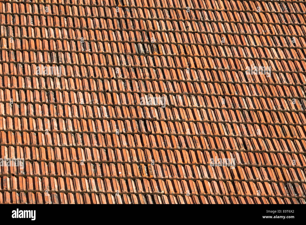 Dachschindel, Schindeldach - Shindels, roof Stock Photo