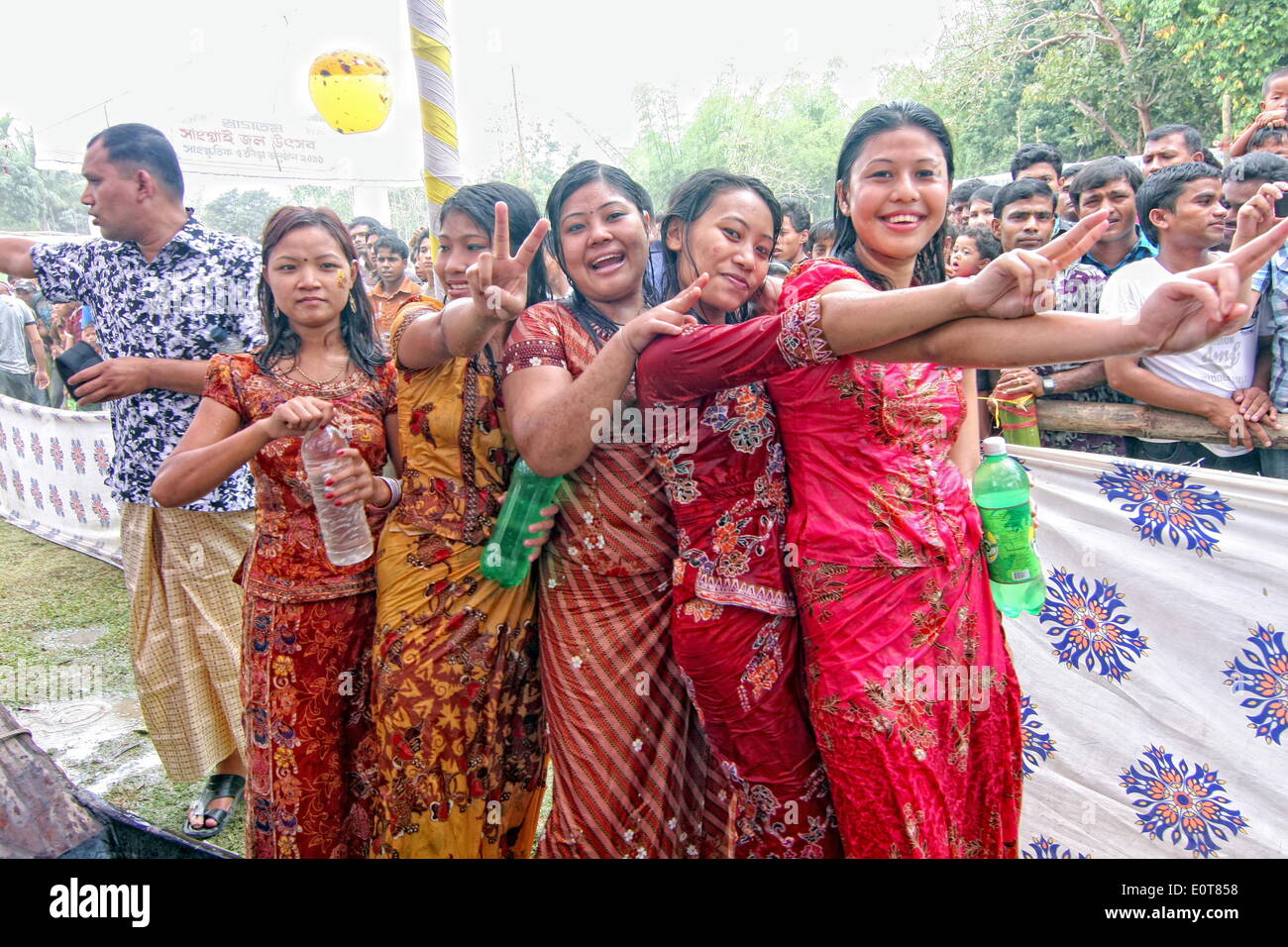 BANDARBAN, BANGLADESHAPRIL 15 Celebration of Sangrai Festival or a