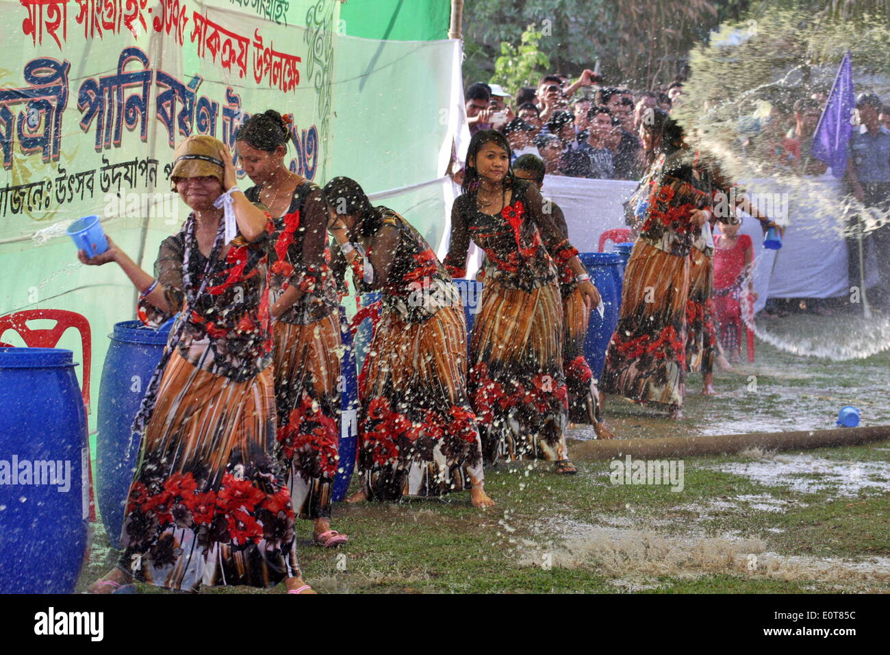 BANDARBAN, BANGLADESHAPRIL 15 Celebration of Sangrai Festival or a