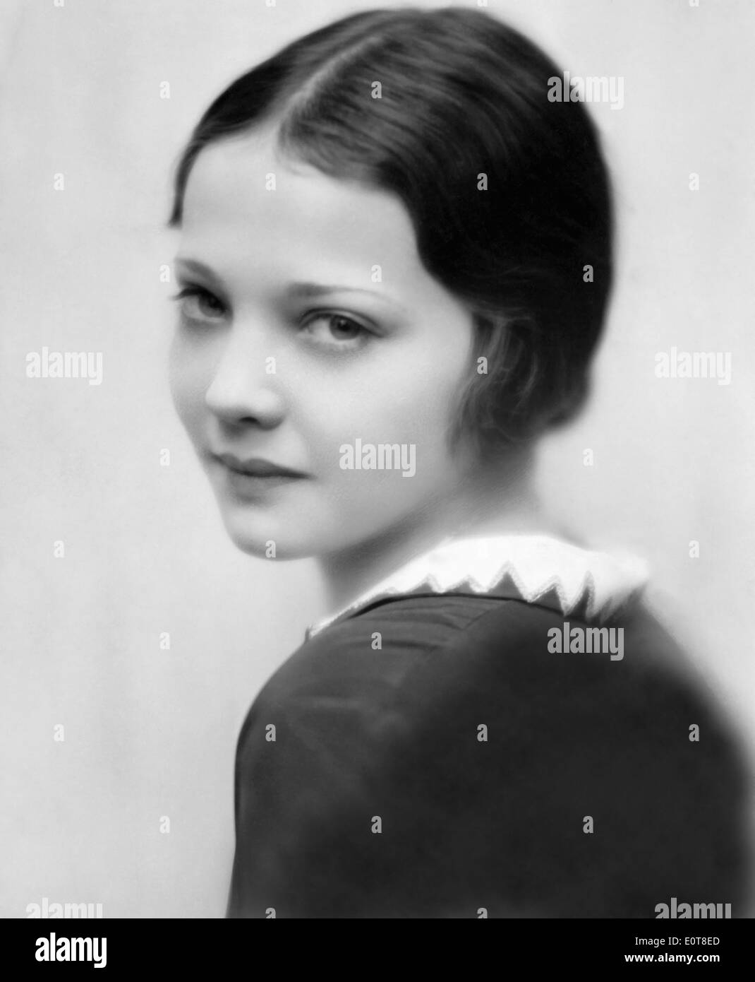 Sylvia Sidney, American, Actress, Portrait, circa 1929 Stock Photo