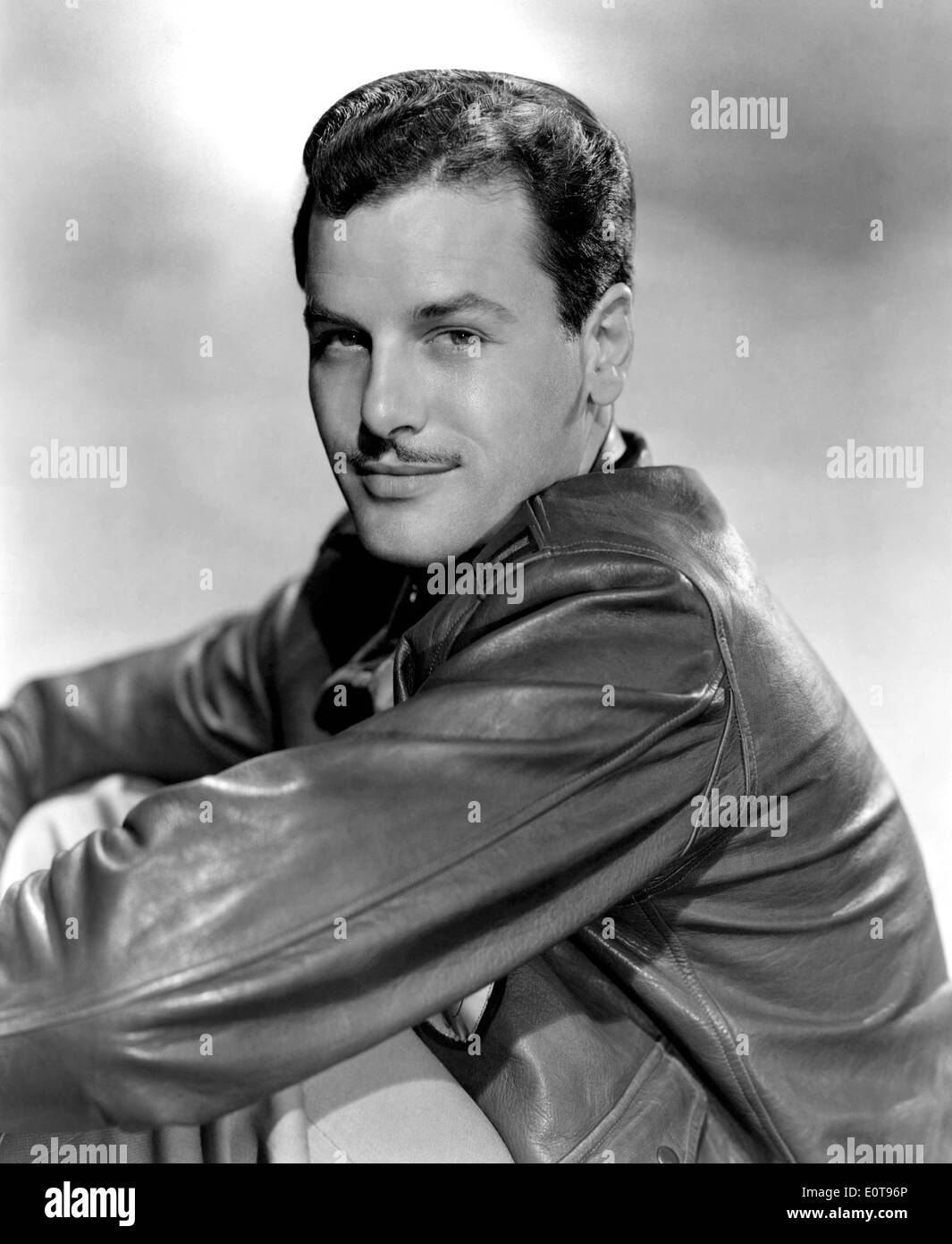 Gig Young, on-set of the Film, Air Force, 1943 Stock Photo
