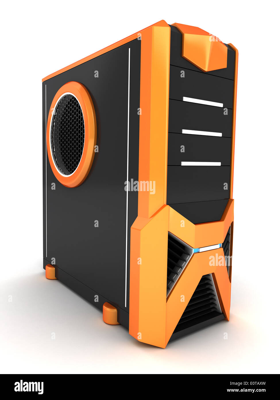 Power PC only (done in 3d) Stock Photo