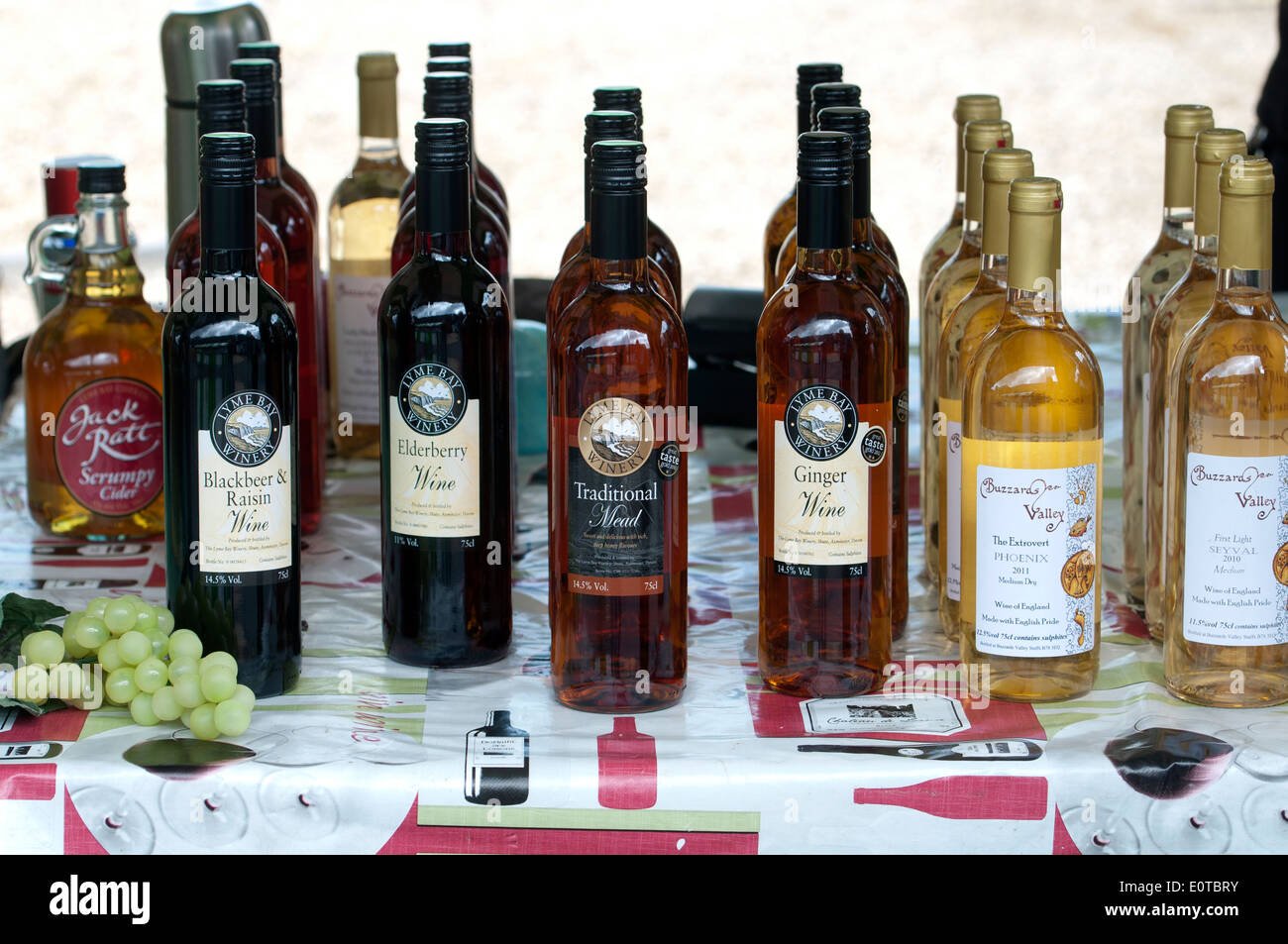 English wine Stock Photo