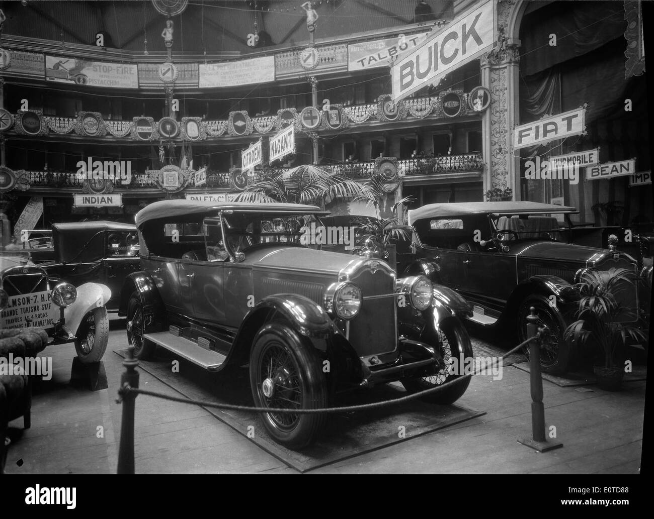 Salão Automóvel in Lisbon is an annual automobile show showcasing the latest in car designs, vintage models, and automotive technology in Portugal. Stock Photo