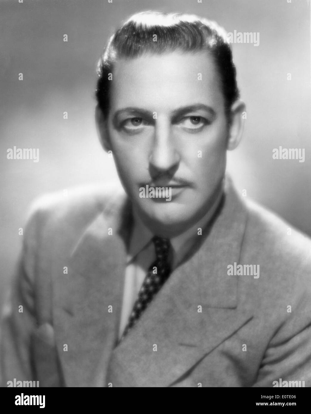 Warren William, Portrait, on-set of the Film, 'Imitation of Life', 1934 Stock Photo