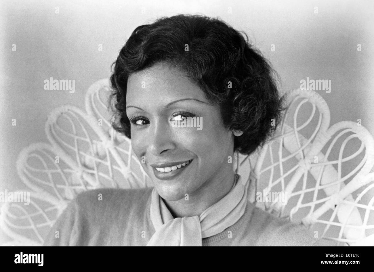 Freda Payne, Close-Up Publicity Portrait, on-set of the Film, 'Book of Numbers', 1973 Stock Photo