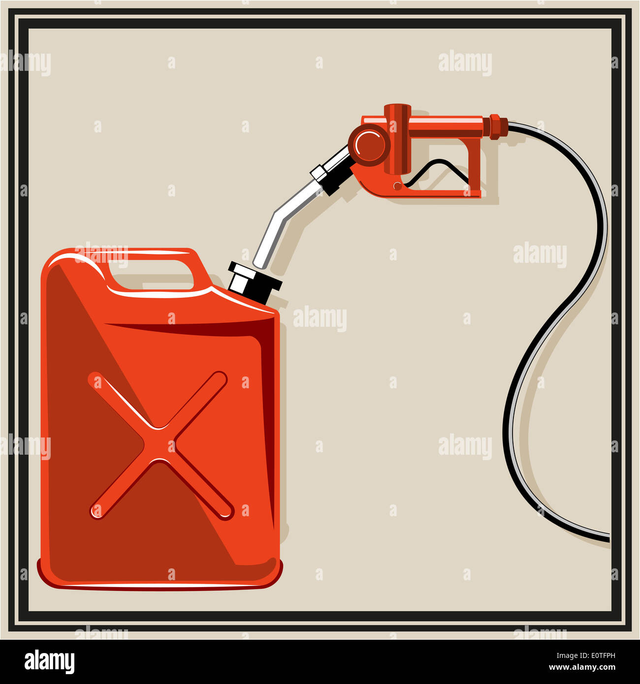 Gas pump nozzle Stock Photo Alamy