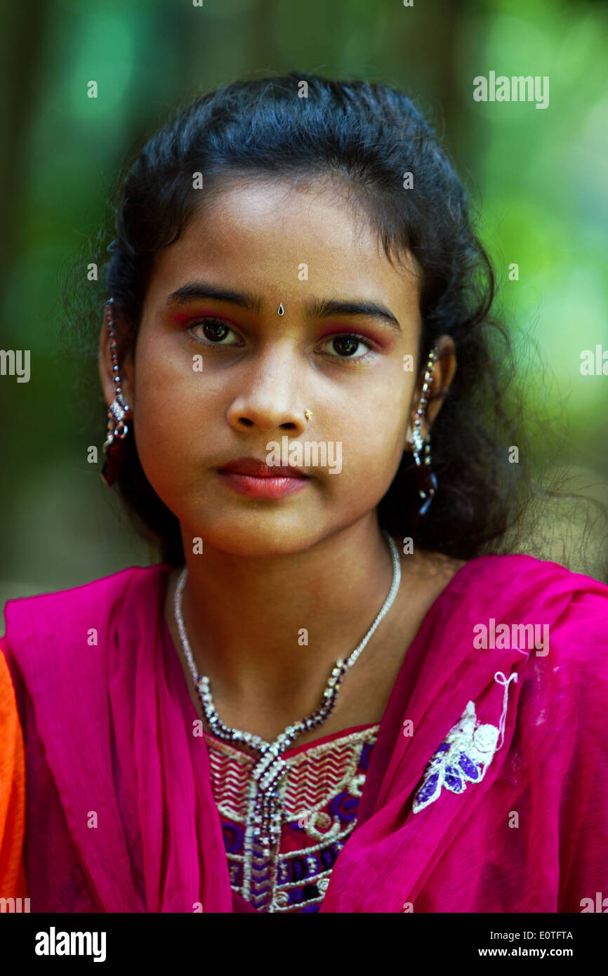 Portrait of a Bangladeshi girl Dhaka Stock Photo: 69380762 - Alamy