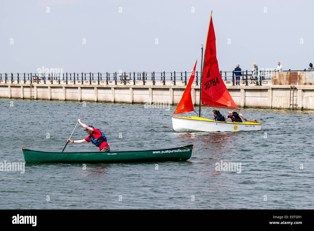 Dinghy racing with the West Cheshire Sailing Club on New Brighton