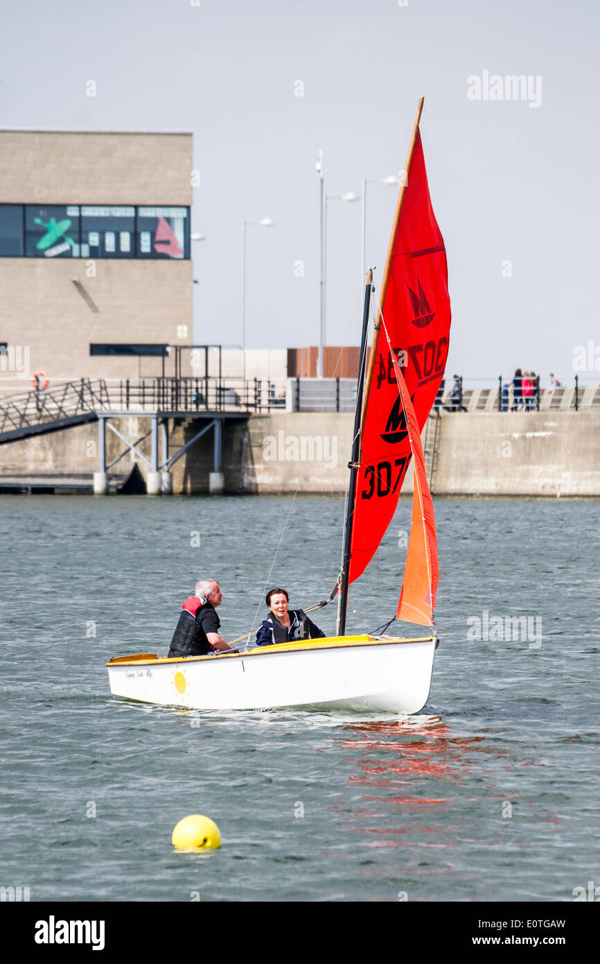 Dinghy racing with the West Cheshire Sailing Club on New Brighton