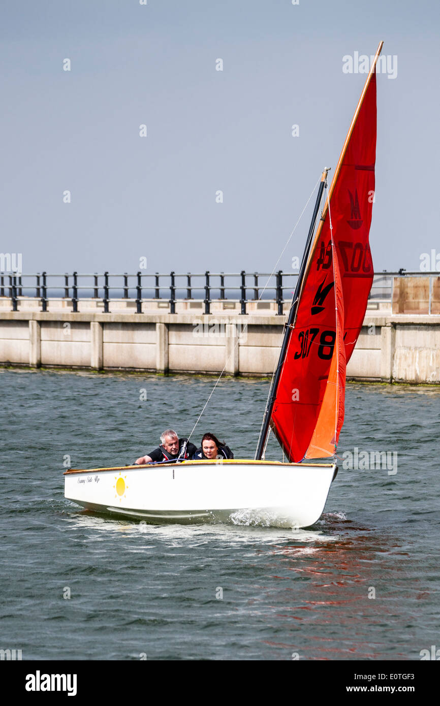 Dinghy racing with the West Cheshire Sailing Club on New Brighton ...