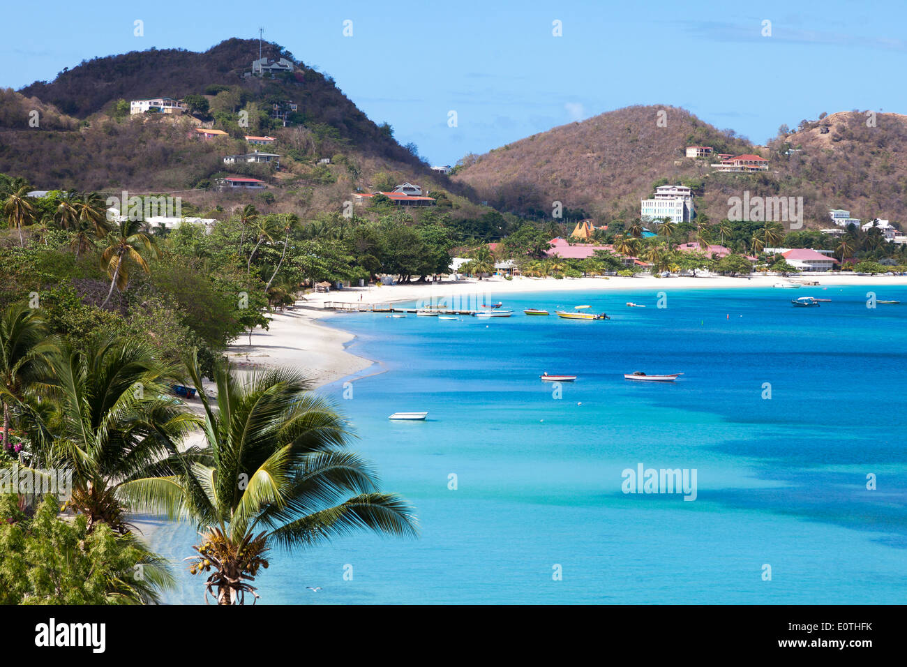Caribbean grenada grande anse beach hires stock photography and images