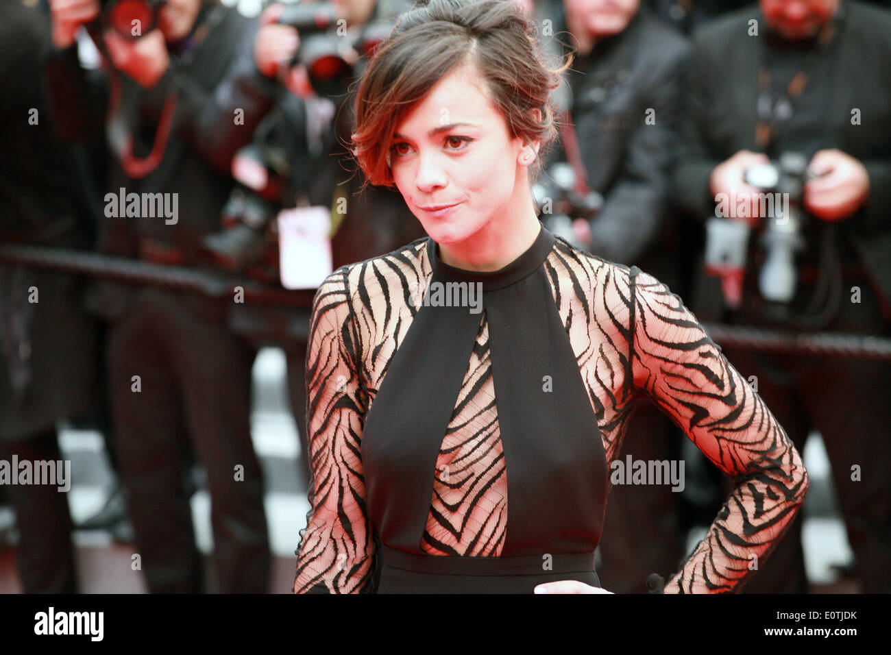 Cannes, France. 19th May 2014. Alice Braga at the Foxcatcher gala ...