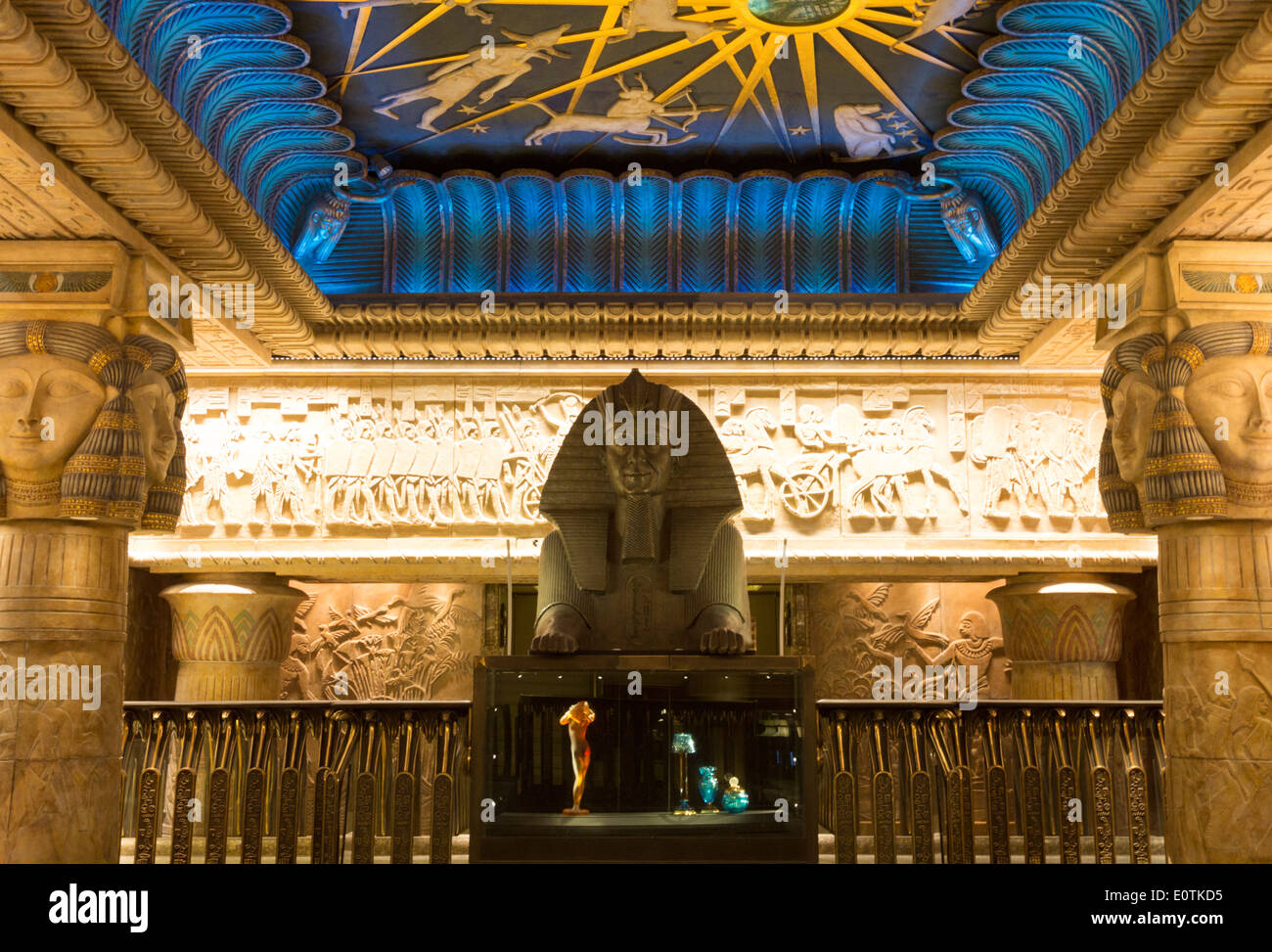 The Egyptian Escalator Harrods Department Store London Stock Photo