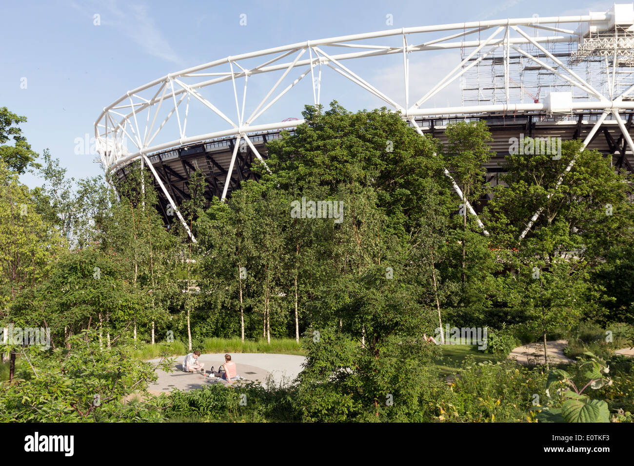 The Queen Elizabeth Olympic Park - Stratford - London Stock Photo