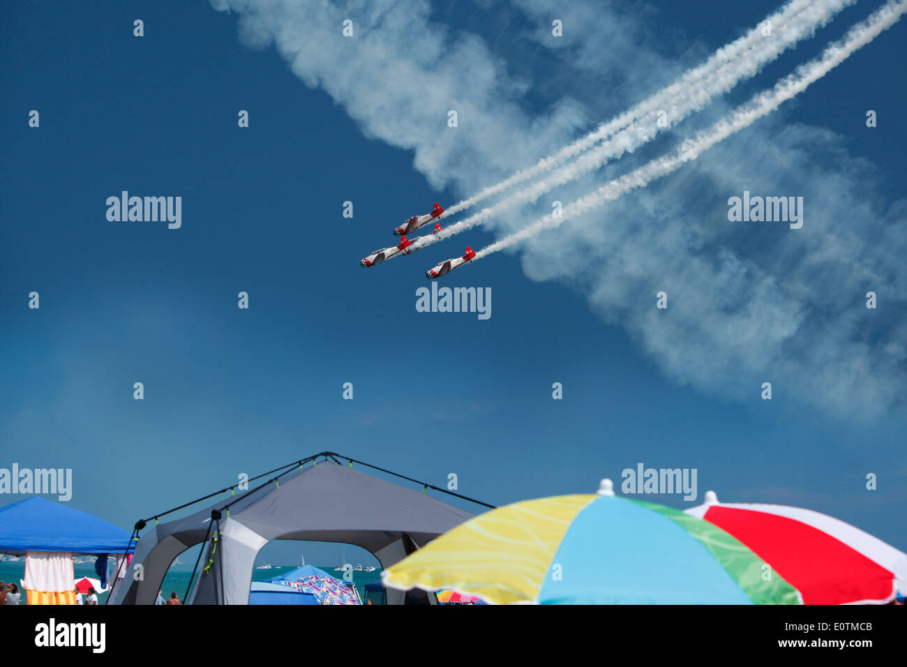 Chicago Air Show Stock Photo Alamy