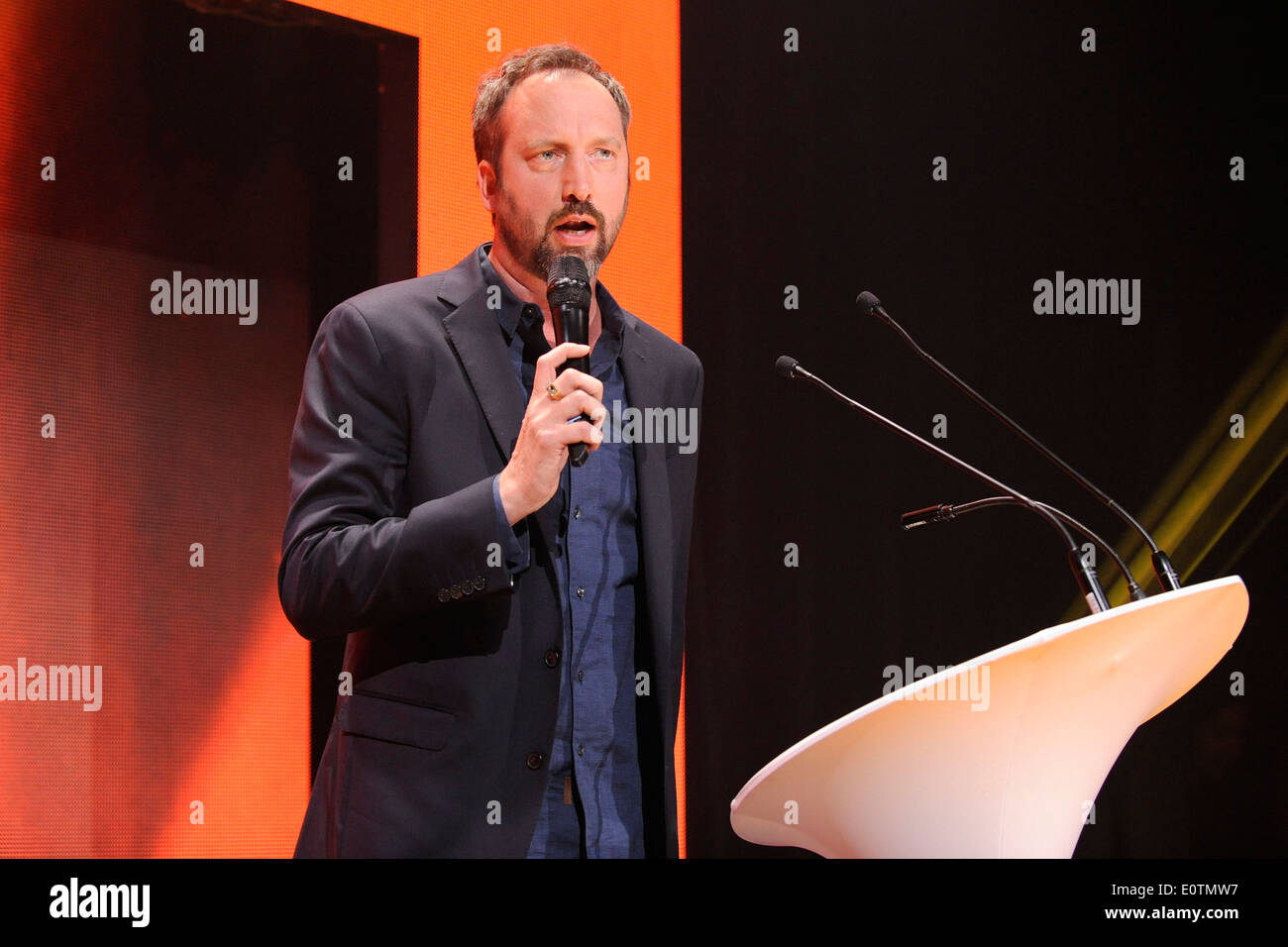 Tom Green hosts the Canadian Music and Broadcast Industry Awards during the 2014 Canadian Music Week in Toronto. May 8, 2014. Stock Photo