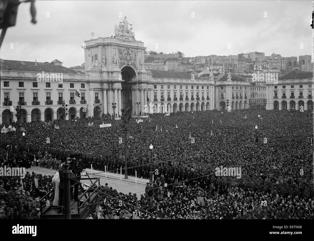 A photograph of António de Oliveira Salazar, the leader of Portugal’s ...