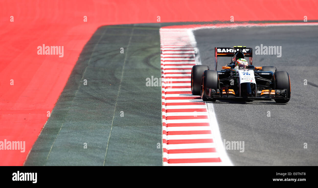 Formula One Grand Prix of Spain 2014 ---- Sergio Perez (MEX), Force ...