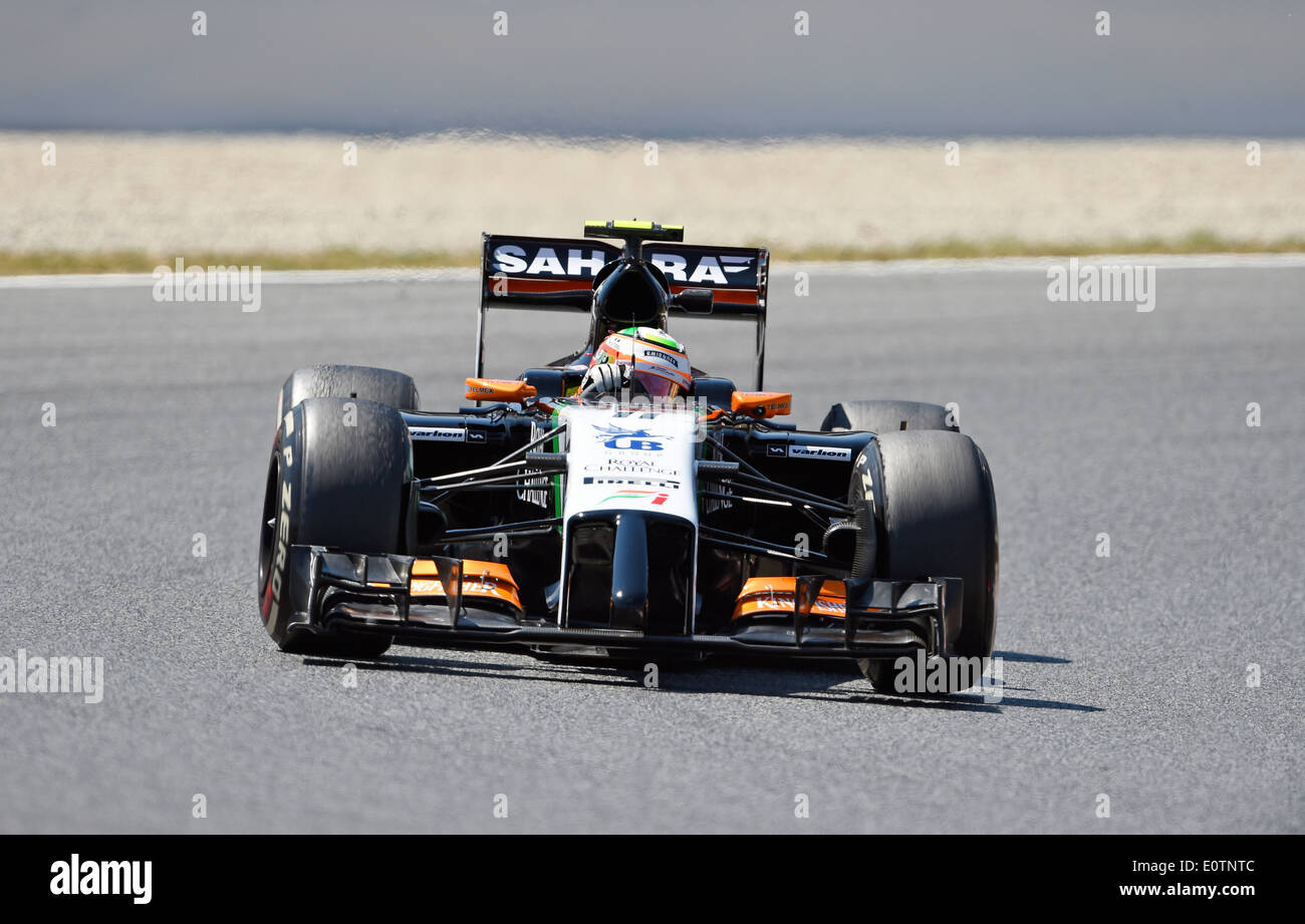 Formula One Grand Prix of Spain 2014 ---- Sergio Perez (MEX), Force ...