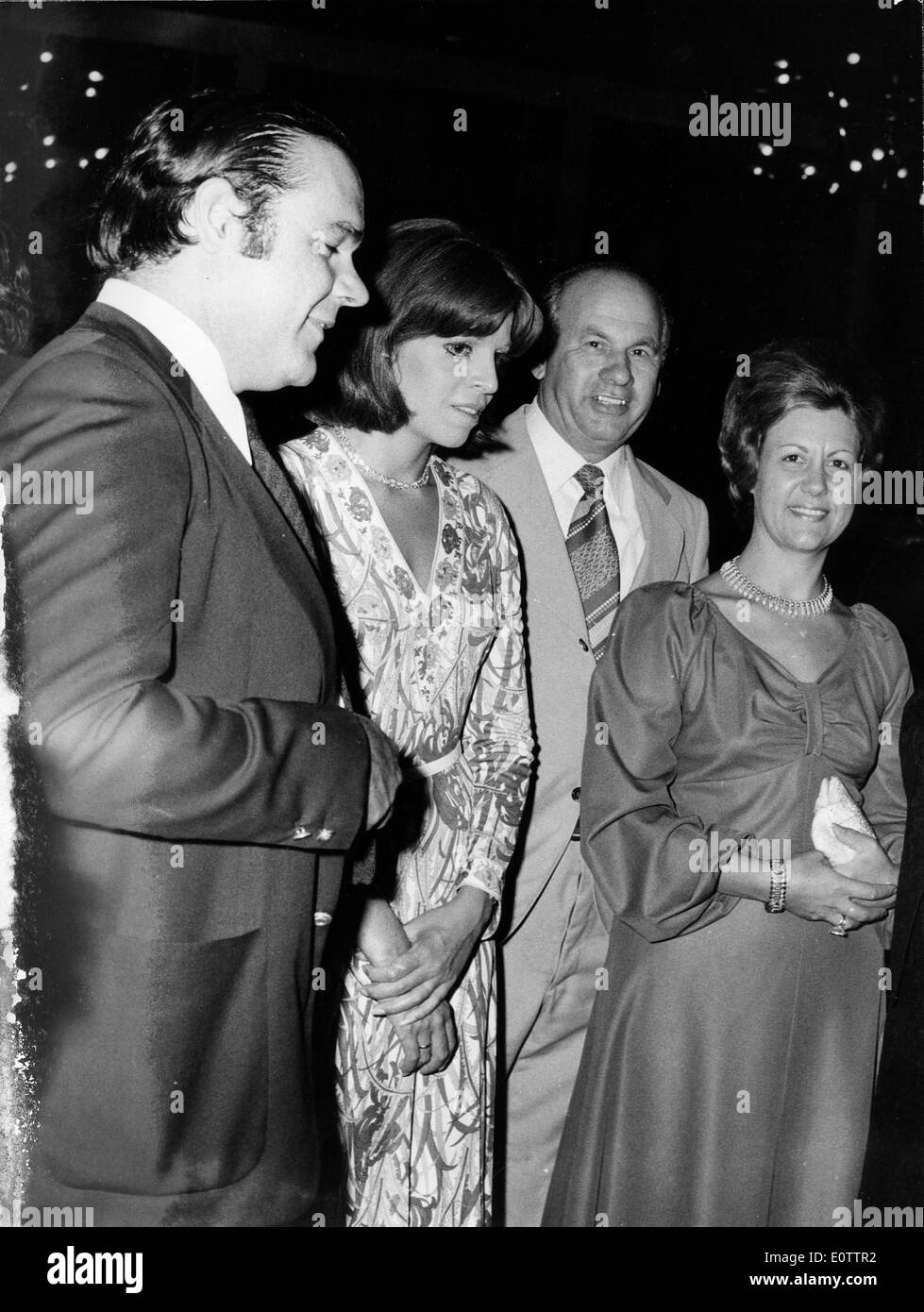 Christina Onassis attends party with Alexandros Andreadis Stock Photo