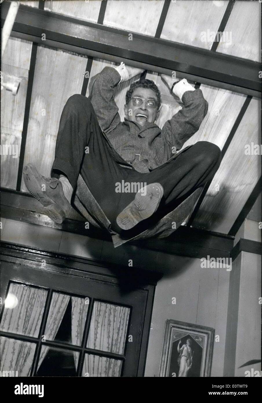 Aug 17 1960 Darry Cowl Is Pictured In A Funny Scene In